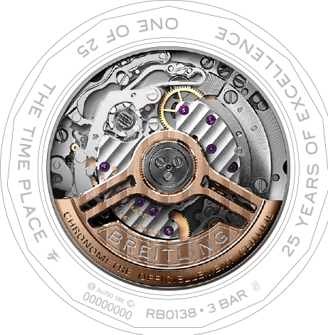 Breitling 3 BREITLING NAVITIMER B01 CHRONOGRAPH 43 THE TIME PLACE 25th ANNIVERSARY SPECIAL EDITION