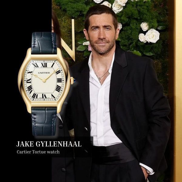 Jake Gyllenhaal – Cartier Tortue Watch Jake Gyllenhaal – Cartier Tortue Watch