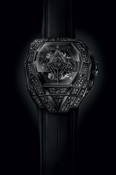 Spirit of Big Bang Sang Bleu All Black Pavé 42 mm PB Spirit of Big Bang Sang Bleu All Black Pavé 42 mm PB