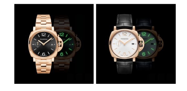 Screenshot 2025 02 05 at 10.51.50 Luminor Due TuttoOro PAM01442 (Left), Luminor Due Goldtech™ PAM01336 (Right)