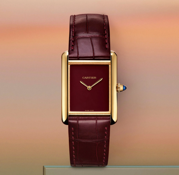 Cartier Tank Louis Cartier Green and Red Lacquered Dials Hand Wound Cartier Tank Louis Cartier Green and Red Lacquered Dials Hand Wound