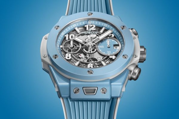 big bang unico sky blue 42 mm ad shot