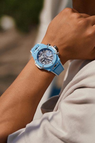 big bang unico sky blue 42 mm worn watch 3 0 big bang unico sky blue 42 mm worn watch 3 0